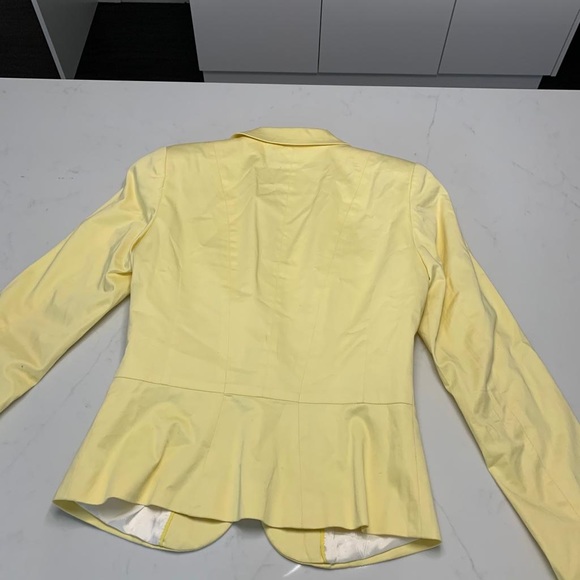 Yellow button up blazer/suit jacket - Picture 3 of 4